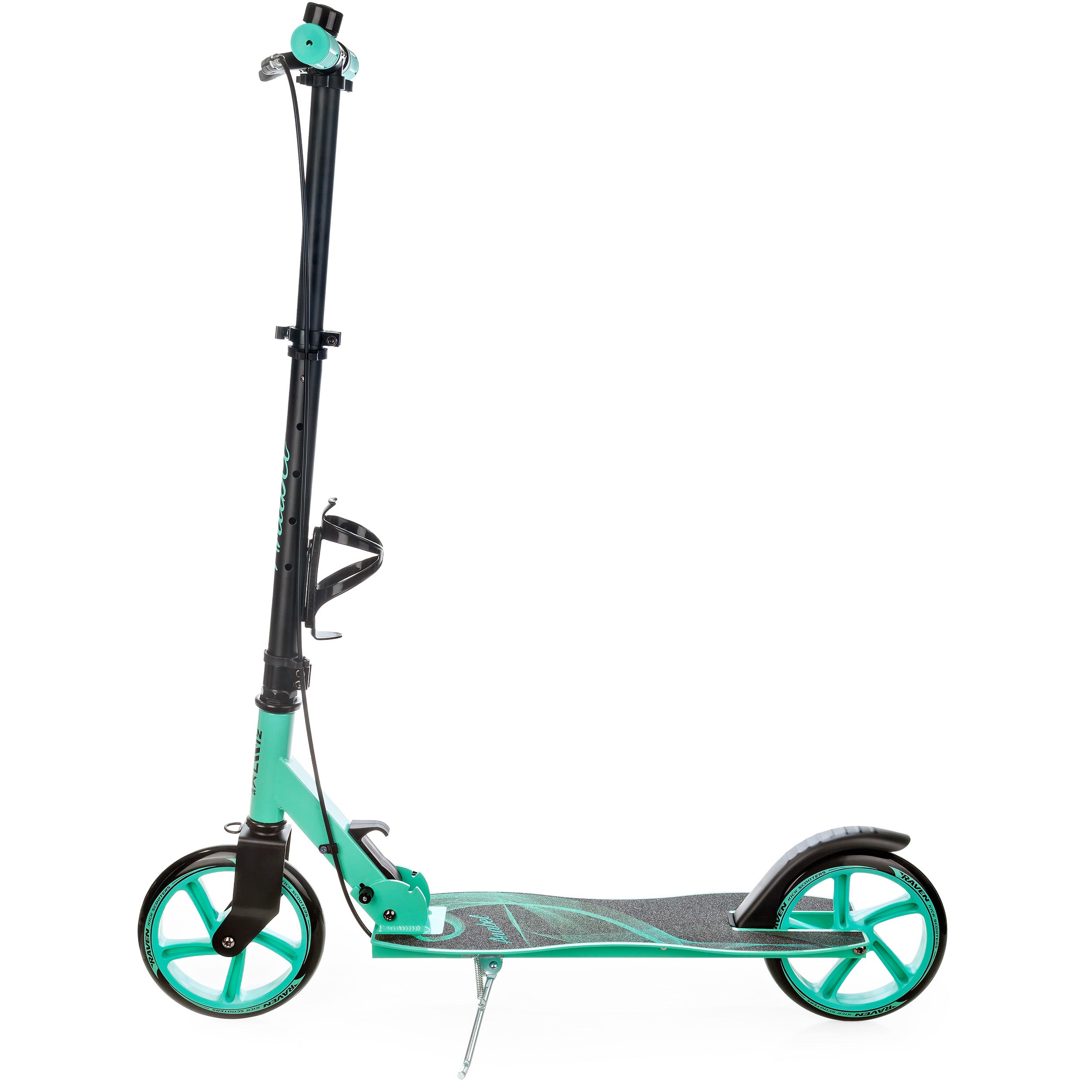 Scooter LARGE RAVEN Anabel Black/Mint 200mm with brake and bell Number of wheels 2