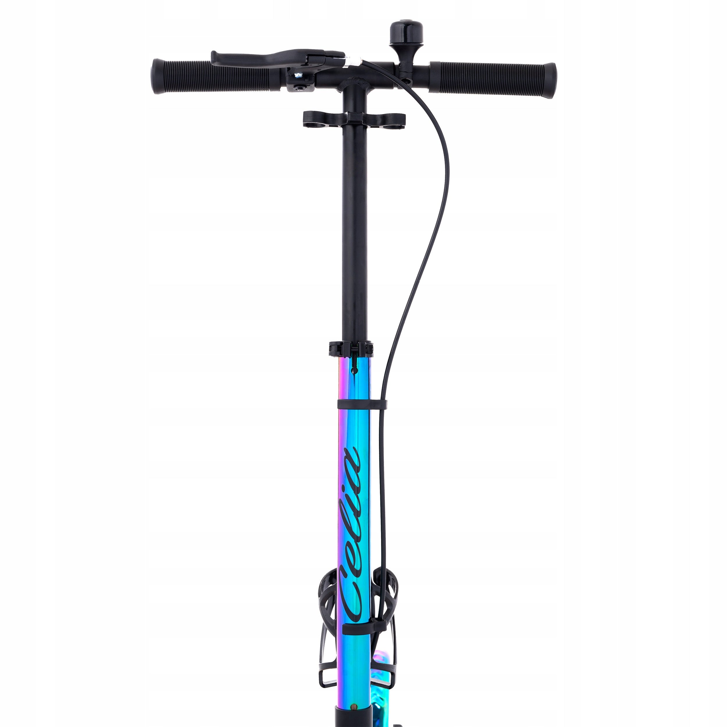 Scooter LARGE RAVEN Celia Black 200mm with brake and water bottle holder Number of wheels 2