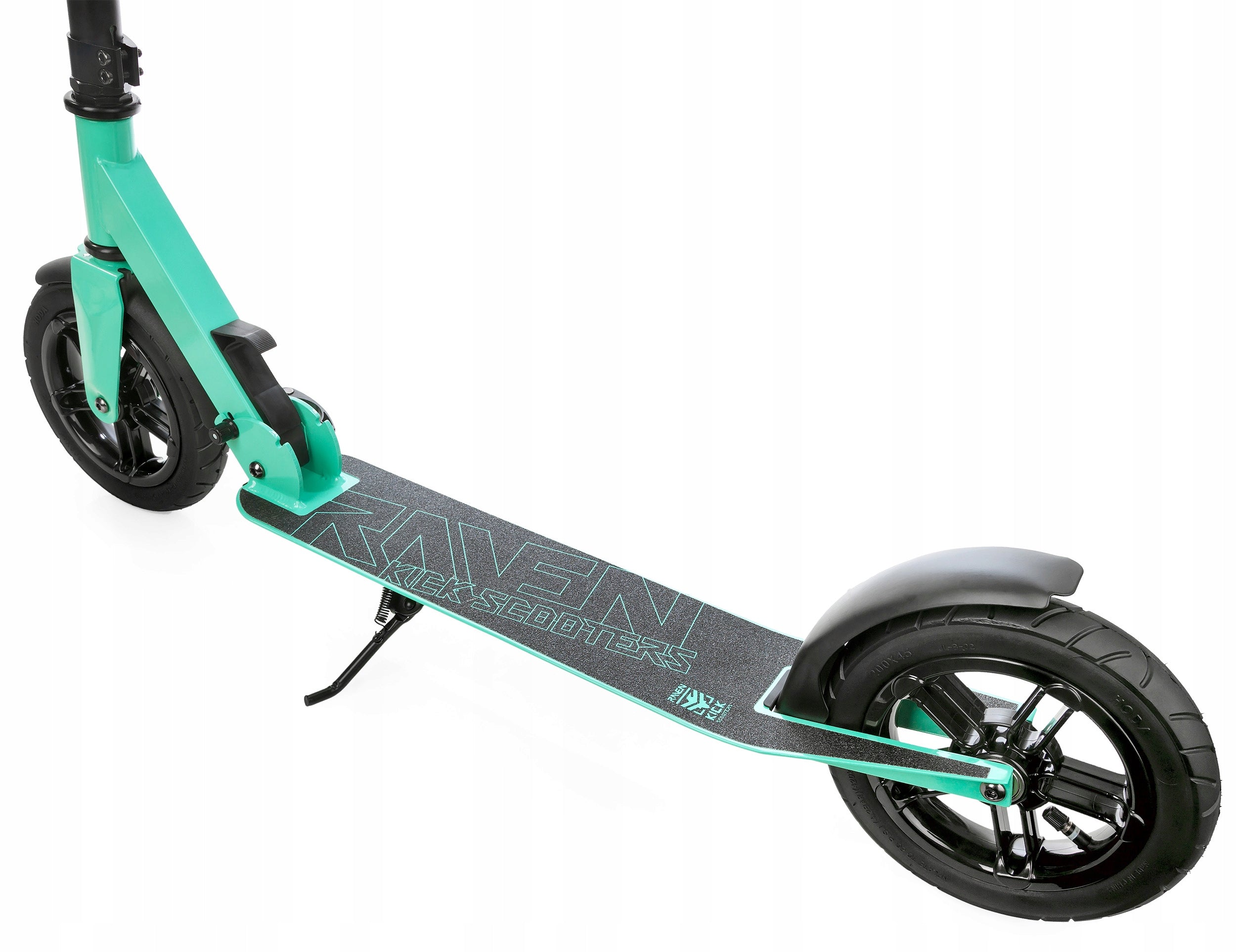 Scooter LARGE RAVEN Snug Mint 200mm PUMPED WHEELS bell water bottle holder Shock absorption none