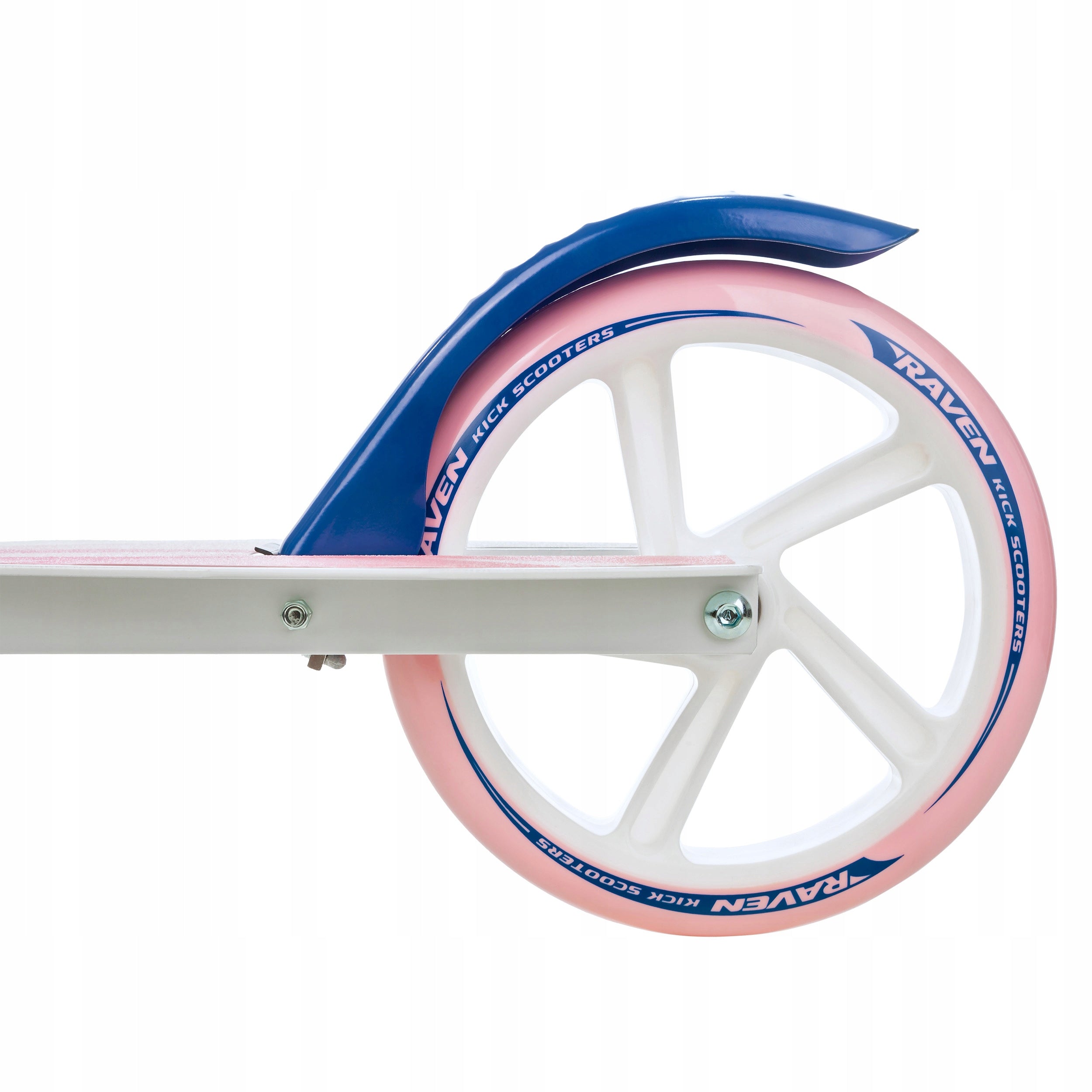 Scooter LARGE Raven Anabel Navy/Pink 200mm with brake and bell Brand Raven