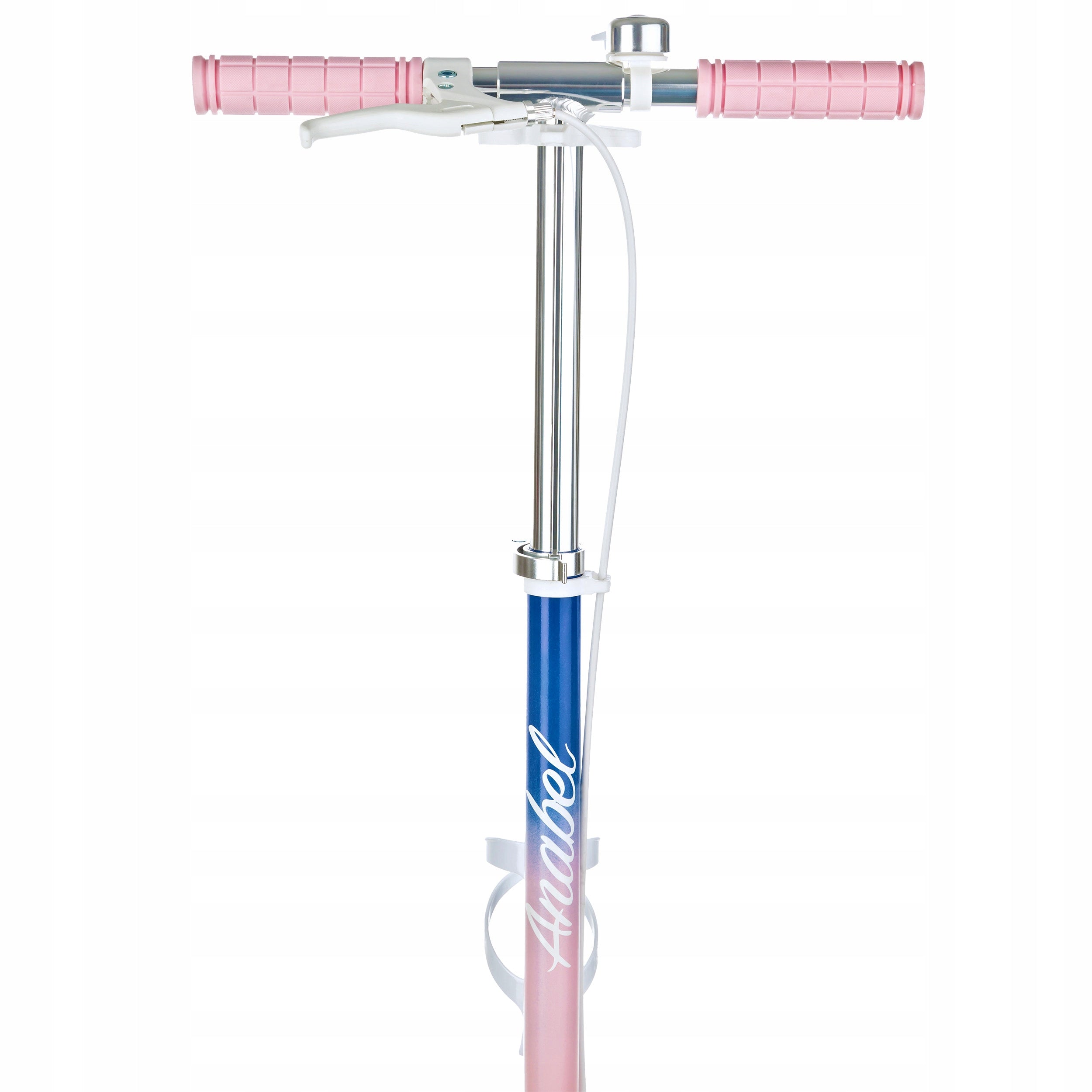 Scooter LARGE Raven Anabel Navy/Pink 200mm with brake and bell Shock absorption none