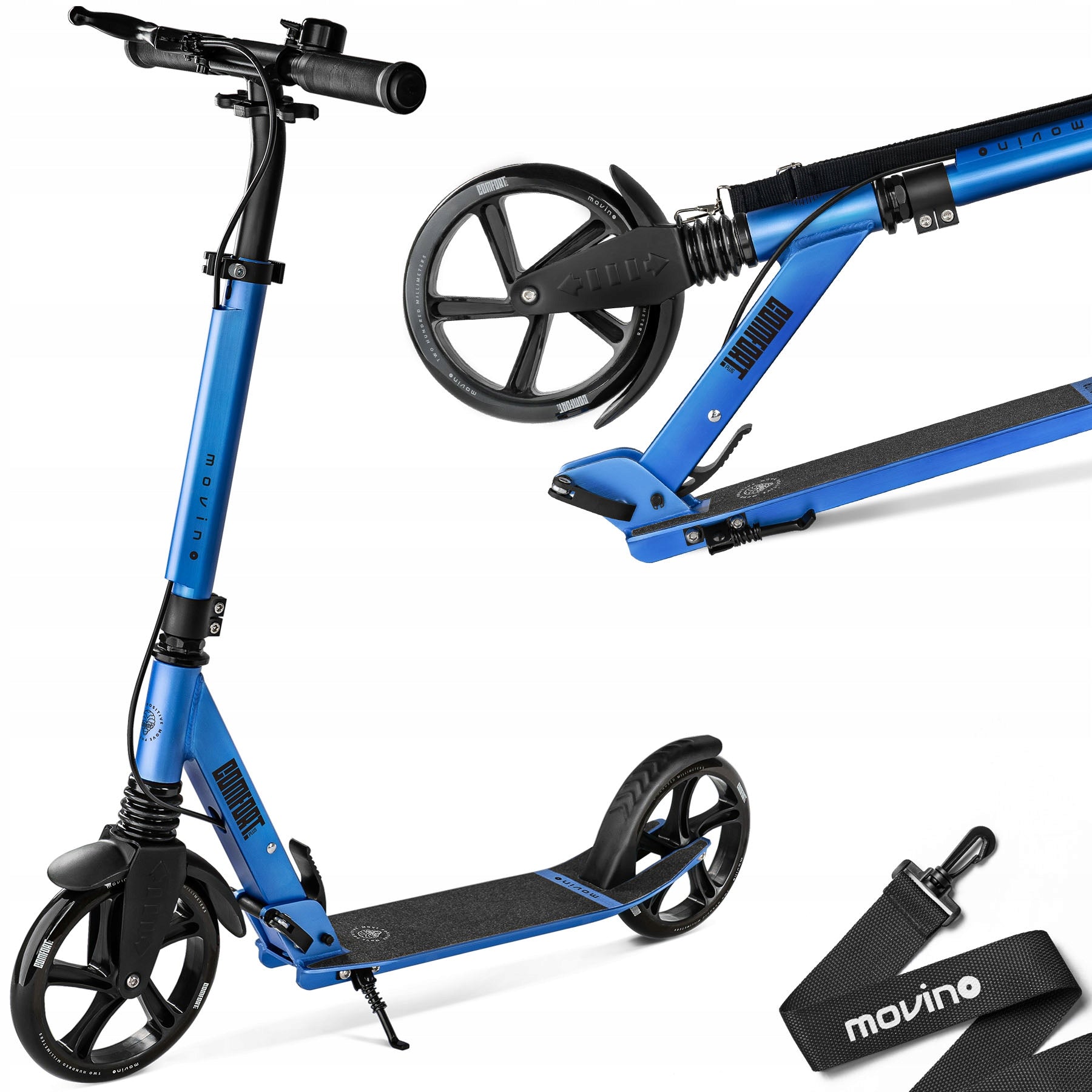 Scooter MOVINO COMFORT+ folding hand brake shock absorber only 4,3 kg