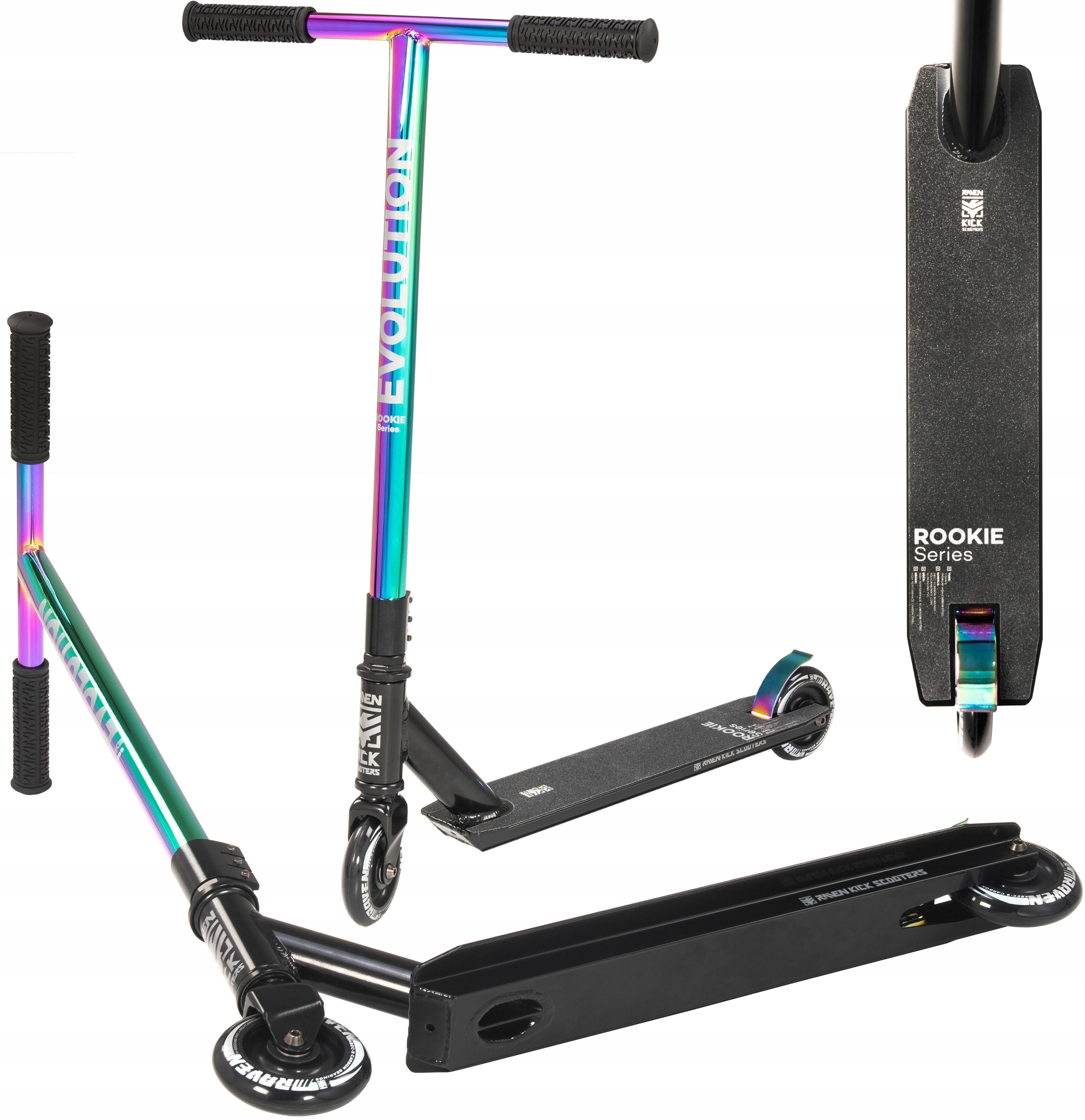 Scooter RAVEN Evolution Rookie Neo Chrome 100mm