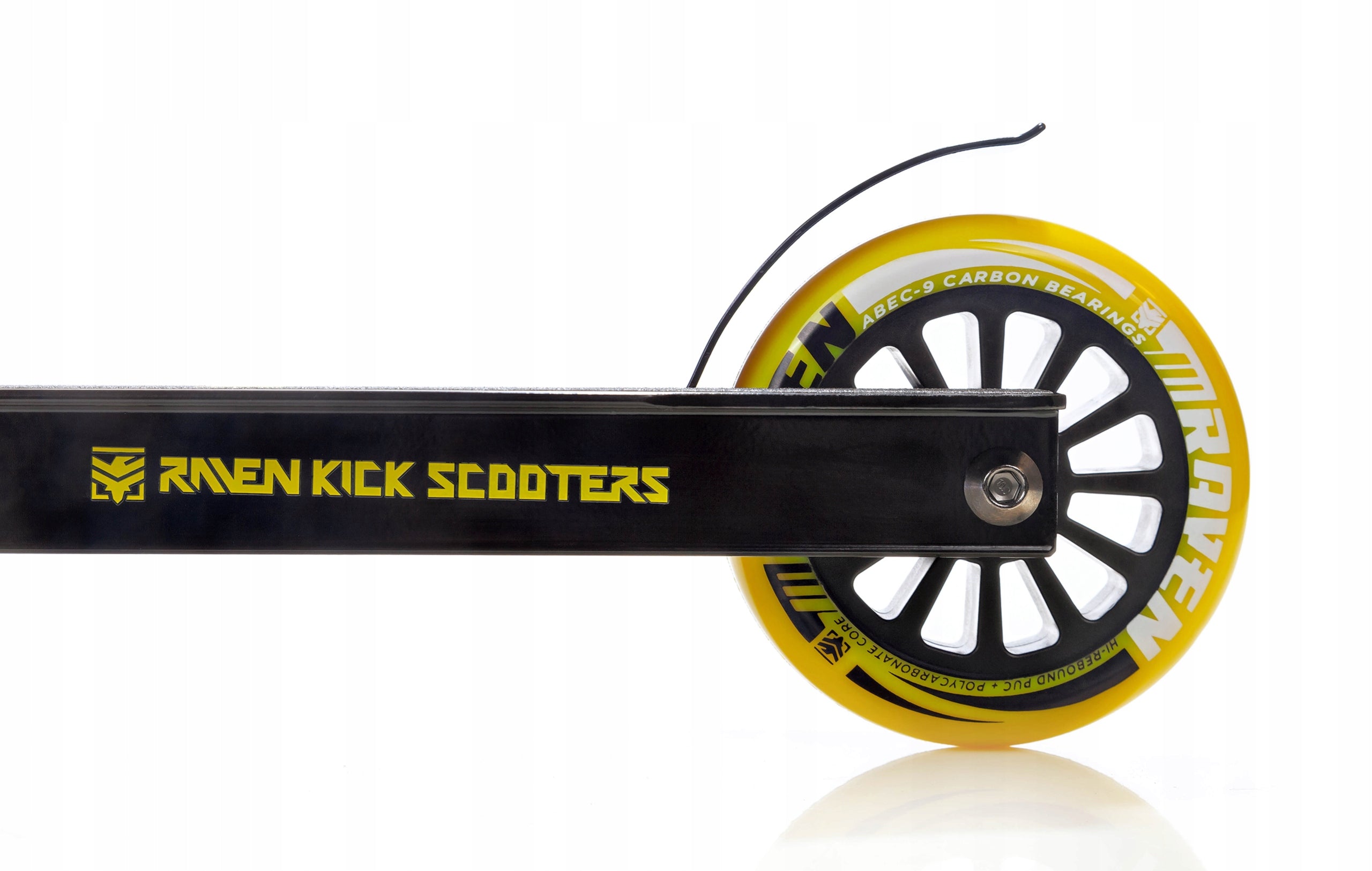 Scooter RAVEN Evolution Slick Lemon 100mm Color black gold