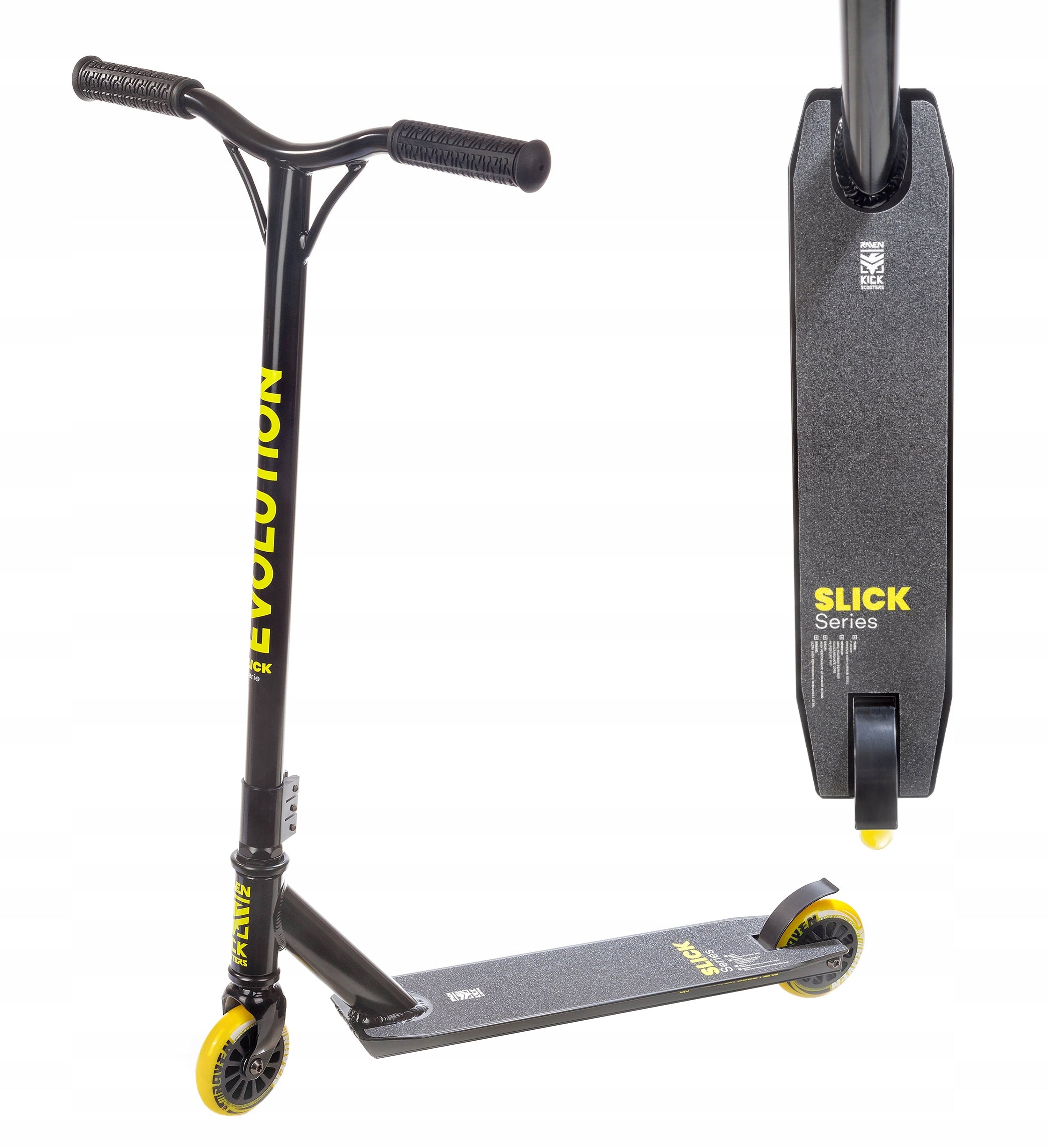 Scooter RAVEN Evolution Slick Lemon 100mm