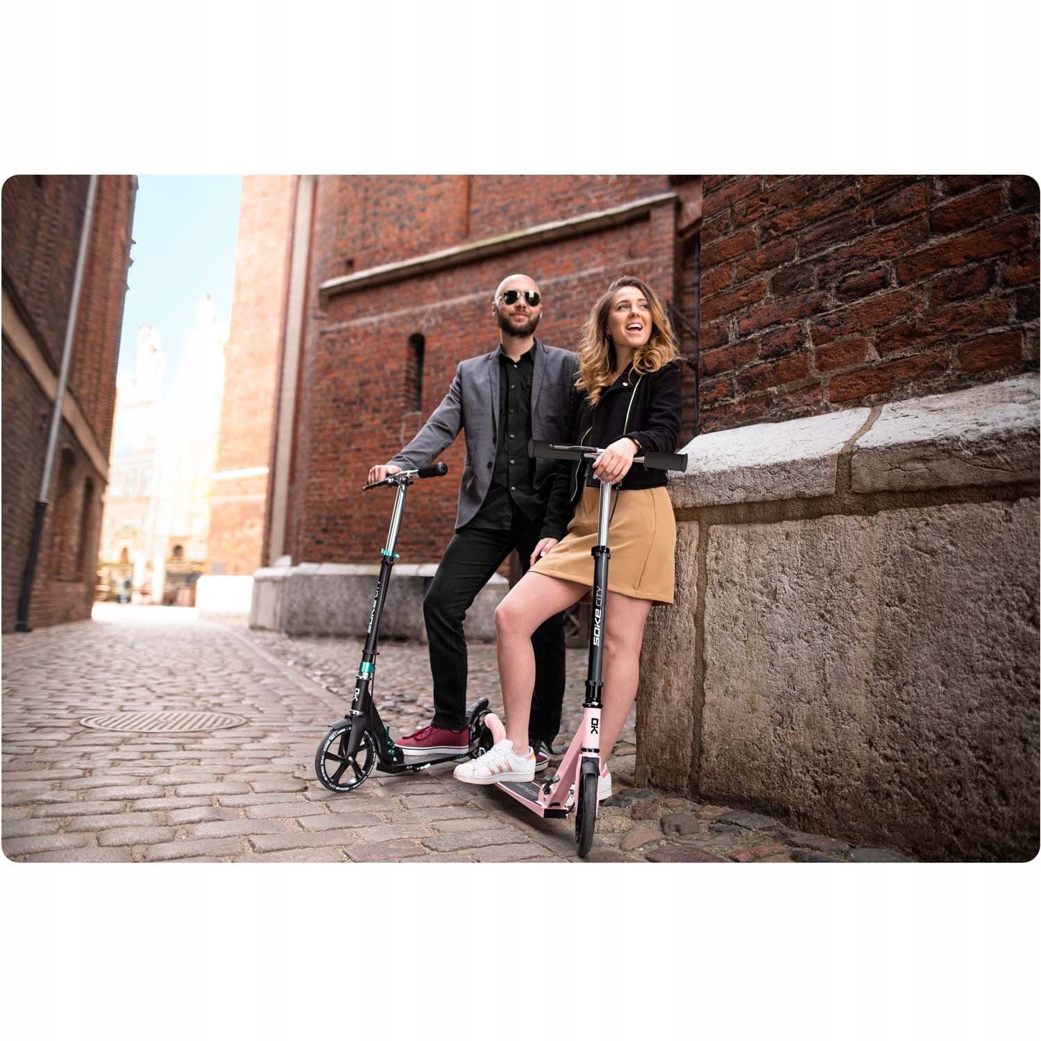 Scooter Soke City black - pink Brand Soke
