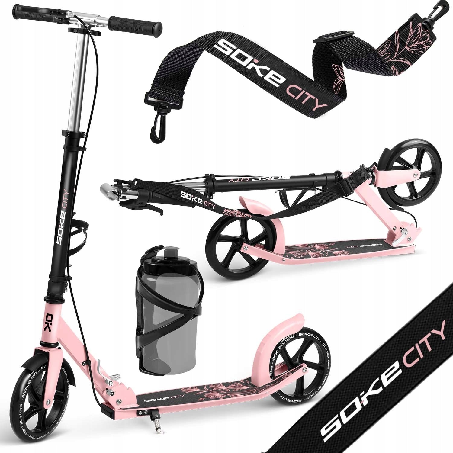 Scooter Soke City black - pink