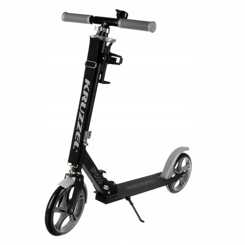 Scooter Spidoo grey Kruzzel 25629 Wheels natural rubber