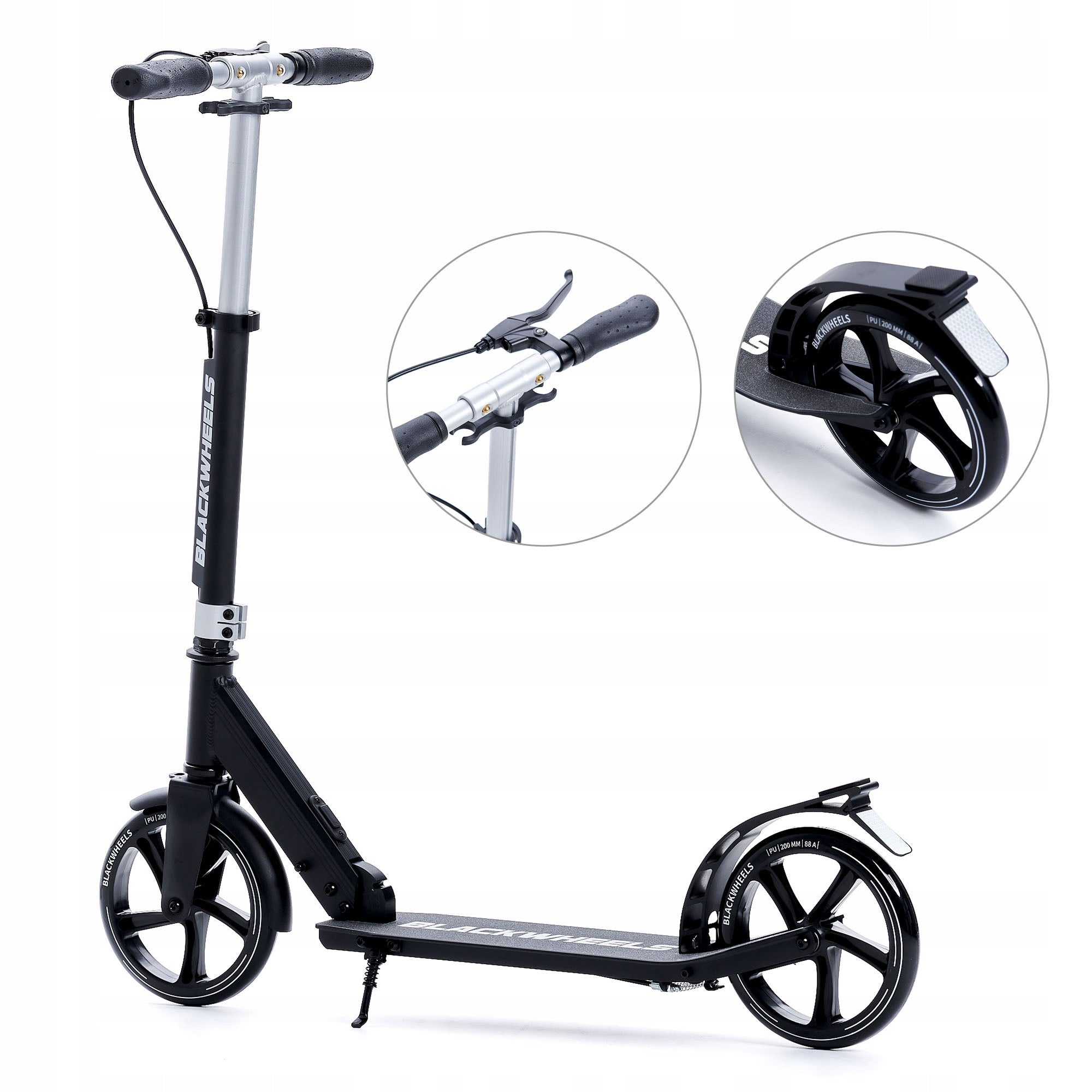 Scooter for Adults and Children Urban Folding with Brake Blackwheels Brake yes