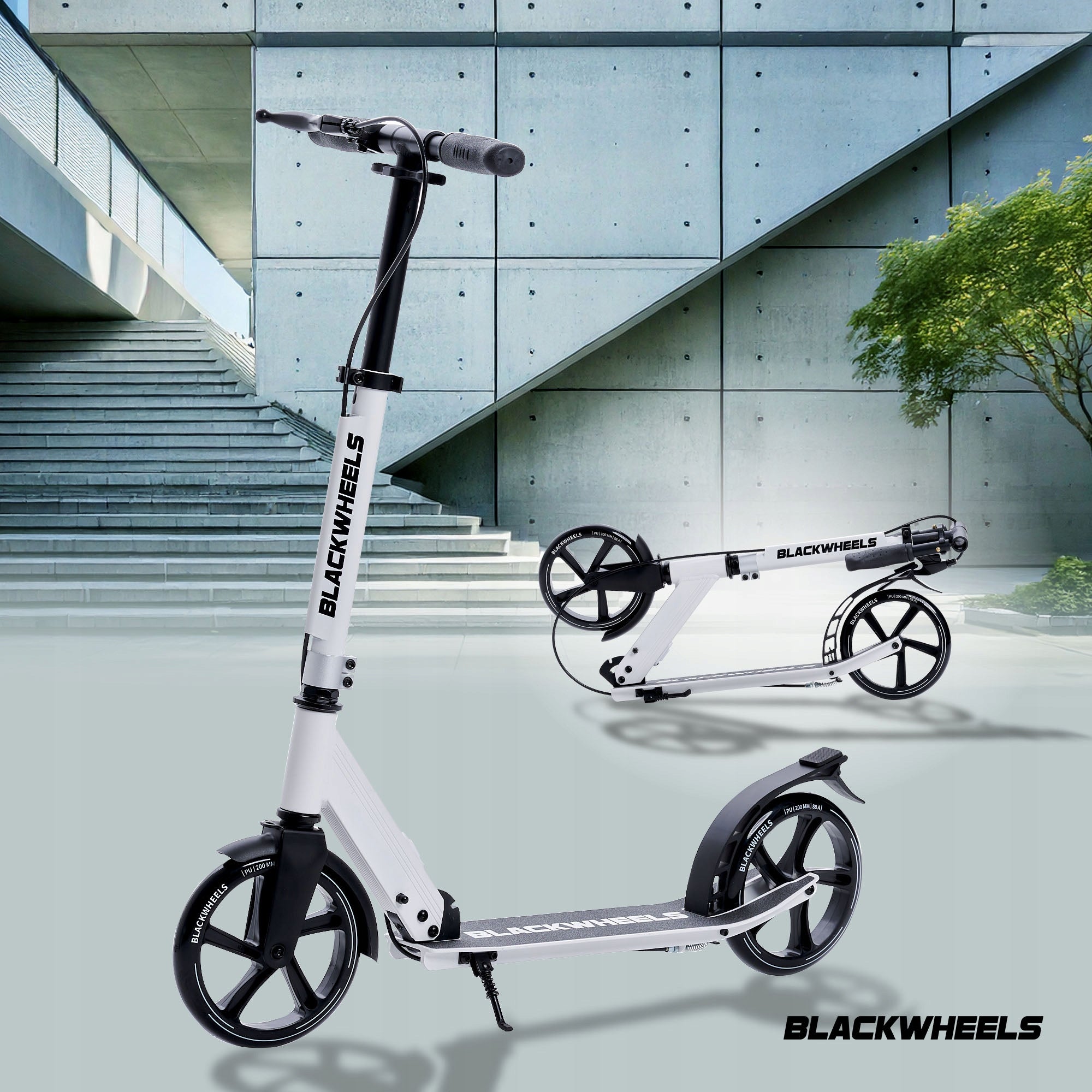 Scooter for Children and Adults Urban Folding with Brake Blackwheels Manufacturer code 12578704