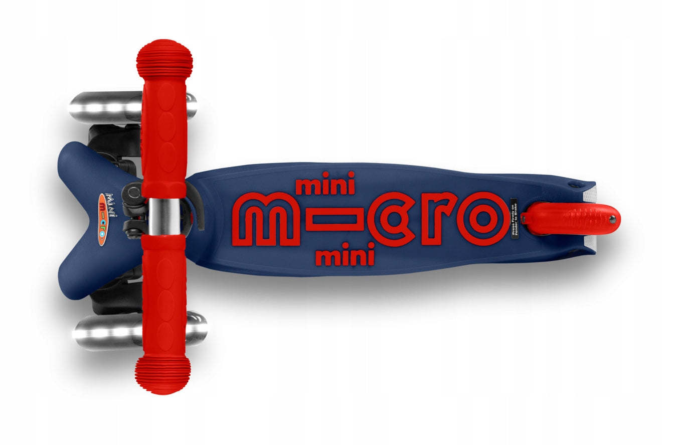Scooter for children Micro Mini Deluxe LED Navy Blue MMD118 - from 2 to 5 years Manufacturer code MMD118