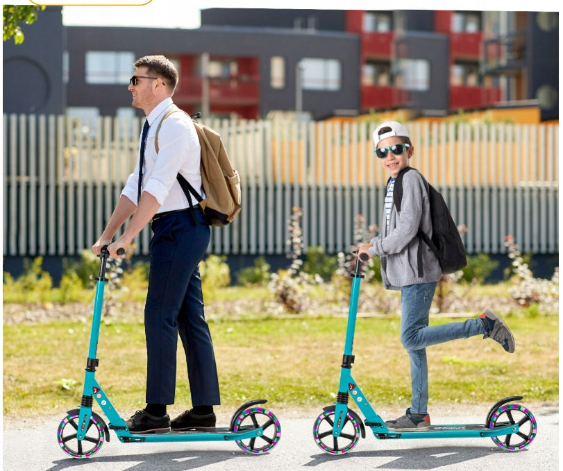 Scooter for children adjustable LED wheels Brand Costway