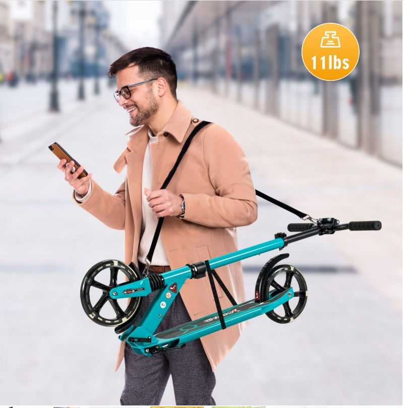 Scooter for children adjustable LED wheels Kind two-wheeled