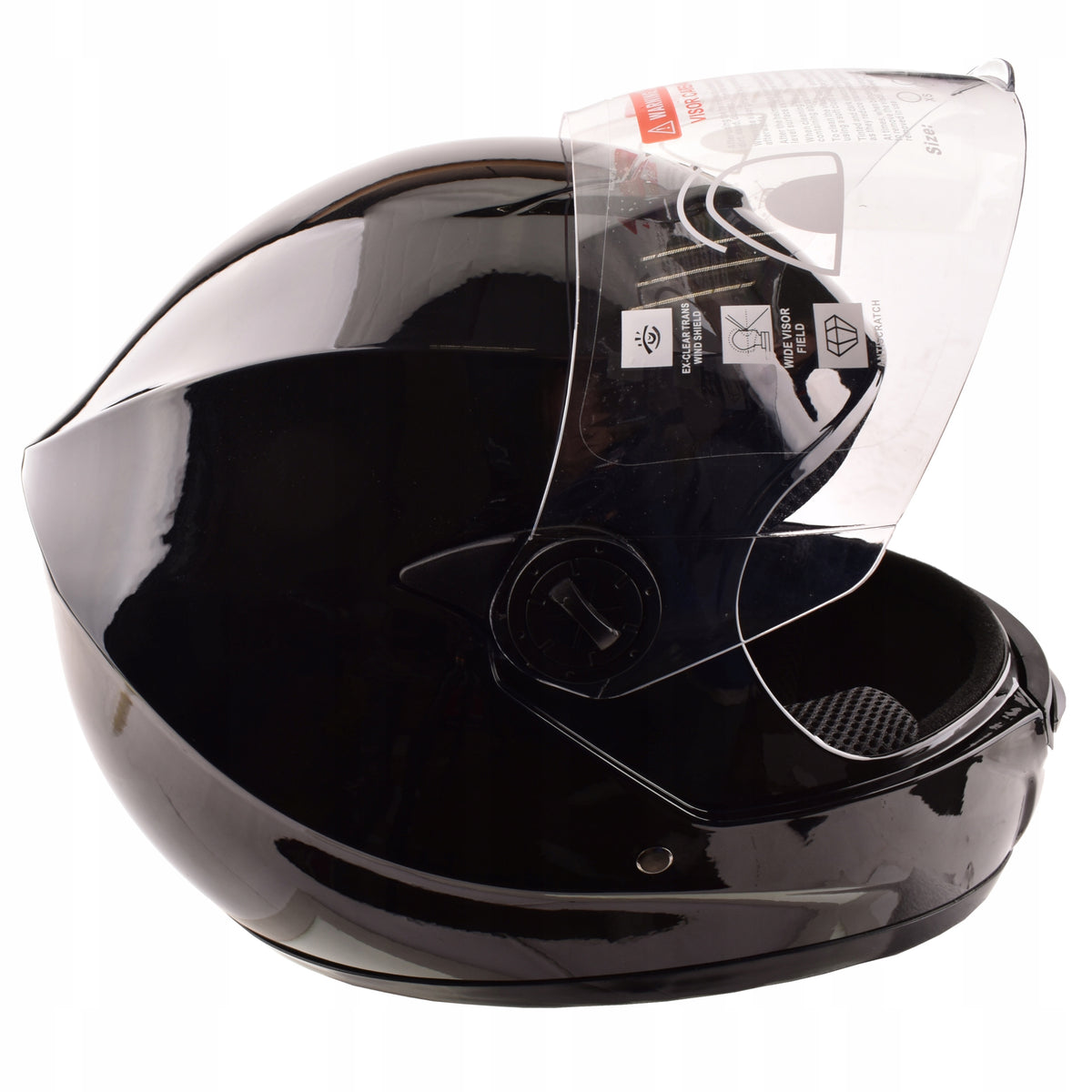 Scooter helmet motorcycle moped black gloss integral helmet XXL 63-64cm Manufacturer's catalog number 5904954120362