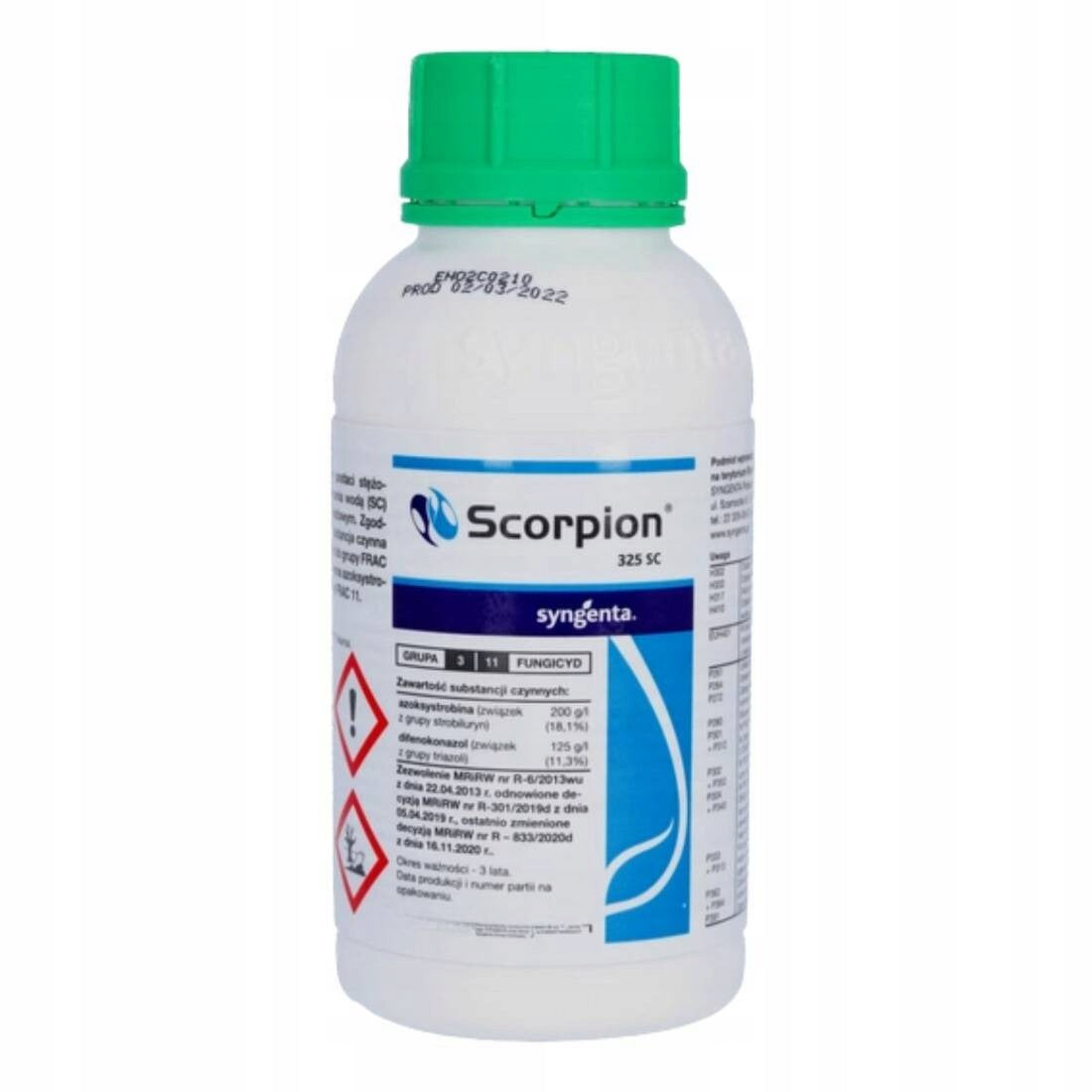 Scorpion 325 SC 0,25l SYNGENTA grey mould leaf spotting, rust, powdery mildew