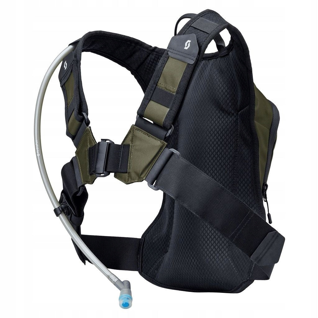 Scott Hydration Backpack Radar 3L Black and Green With 2L Bottle Manufacturer Scott