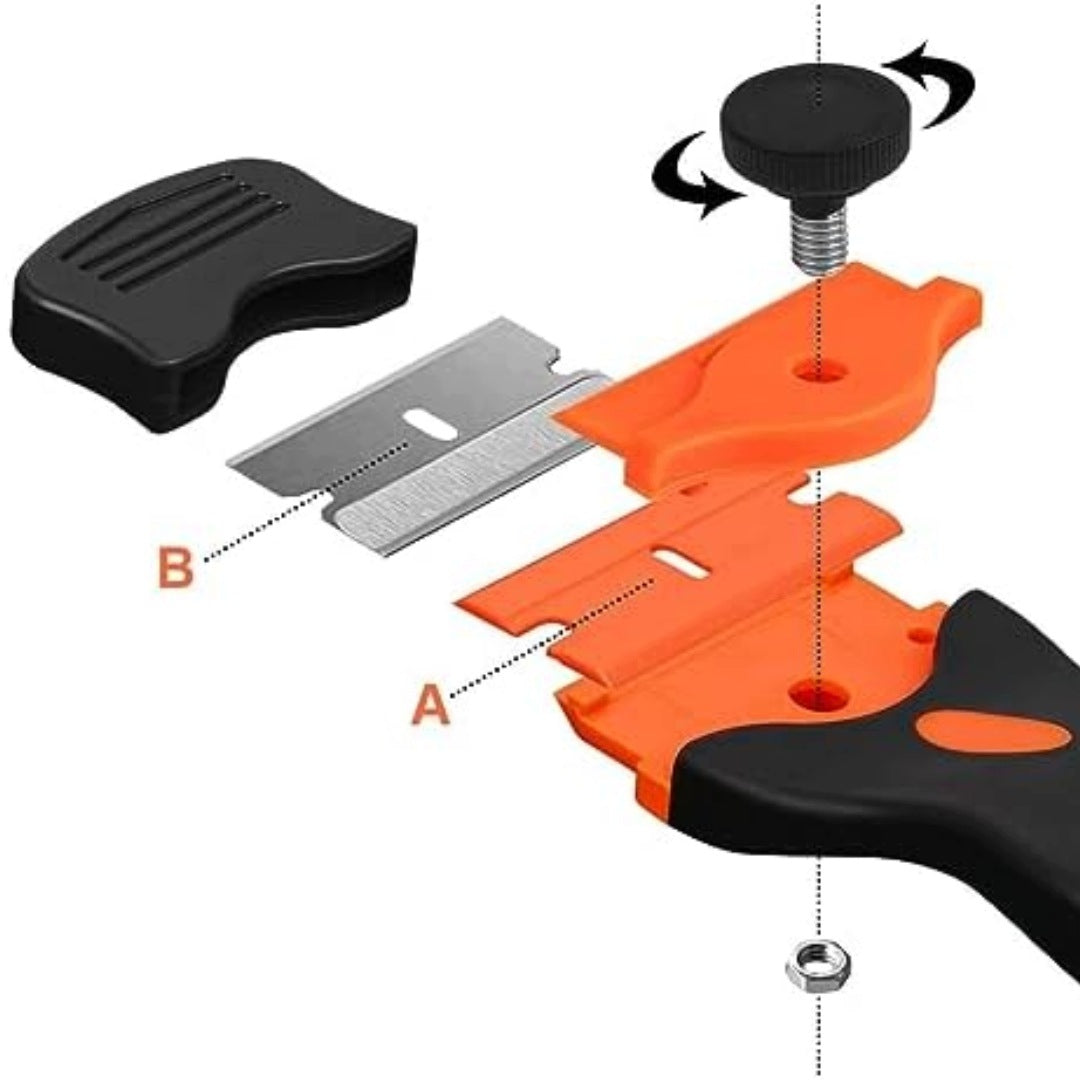 Scraper for Induction Plate with Glass Blades Ceramics Cleaning Dirt Brand no brand