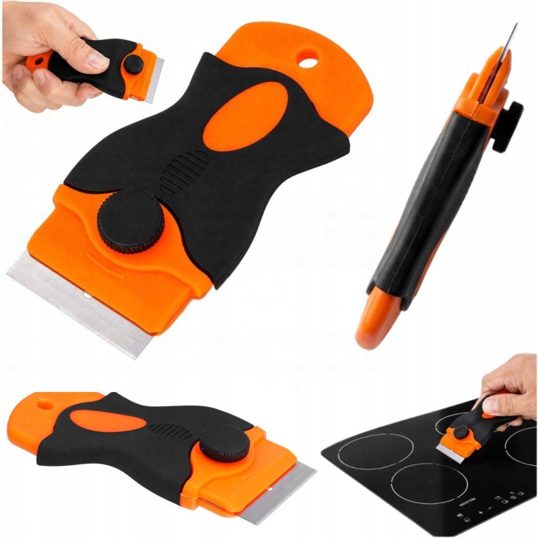 Scraper for cleaning ceramic plate induction of mirror windows and tiles