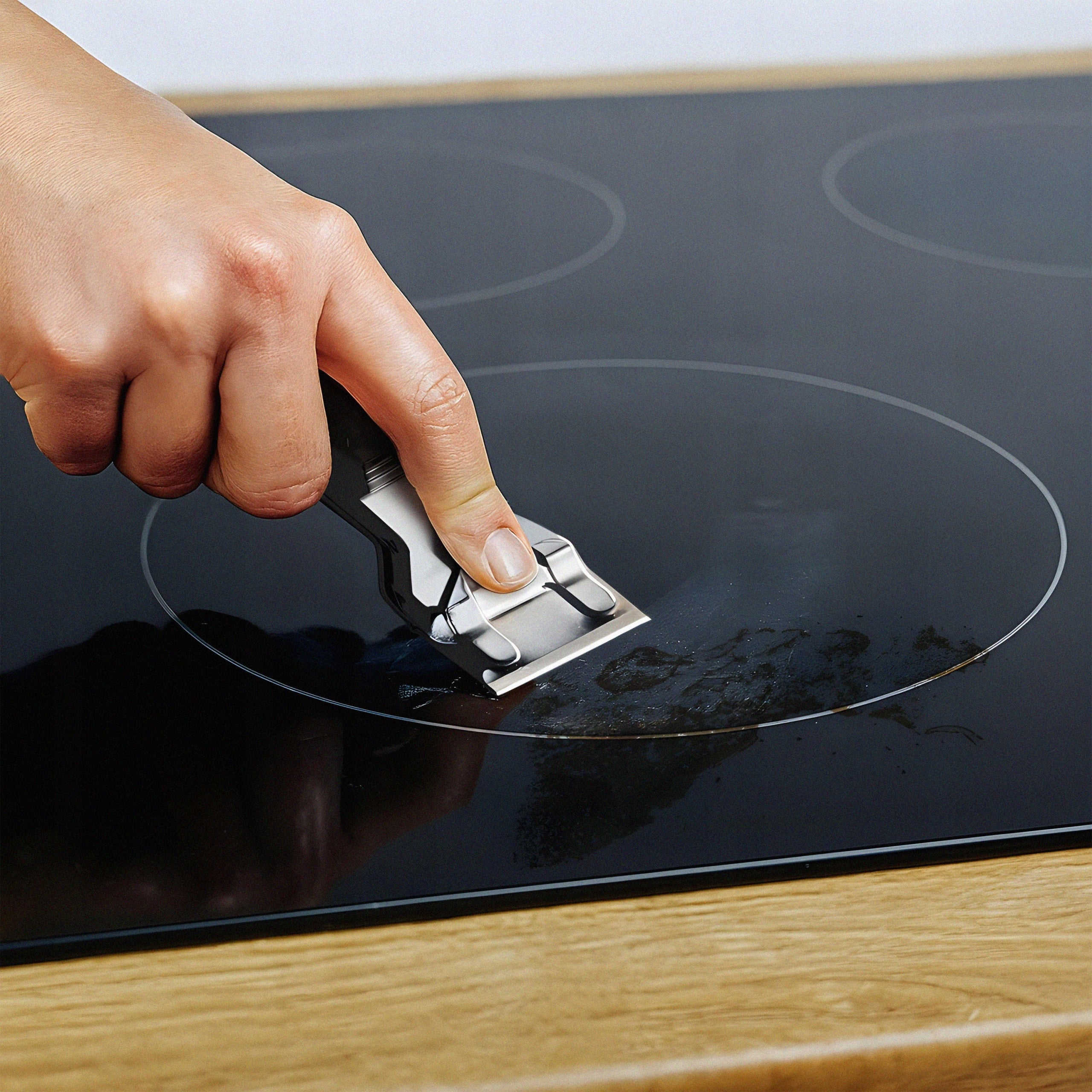 Scraper for induction cooktop ceramic mirror glass + 50 blades EAN (GTIN) 5902668100700
