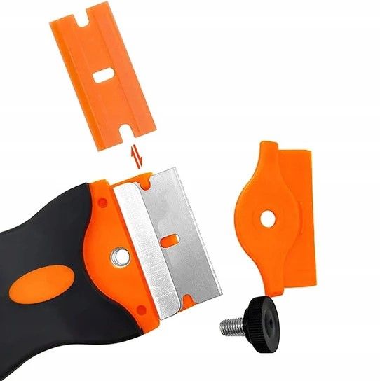 Scraper for induction hob window glass ceramic plate cooker Manufacturer code EB698