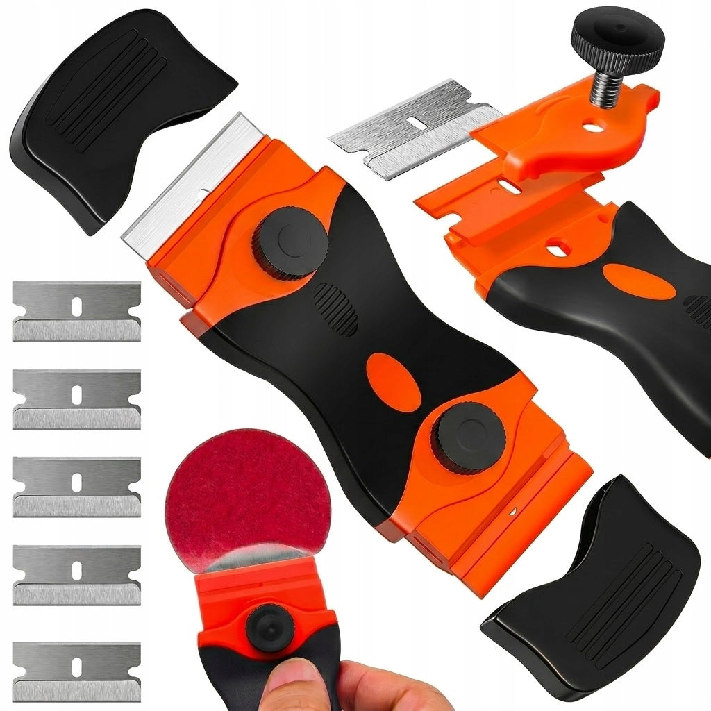 Scraper for induction hob window glass ceramic plate cooker