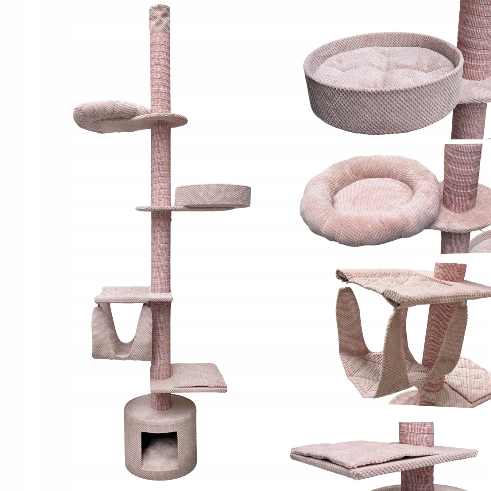 Scratcher Dreams for Cat Modular Makspol Ceiling High ! Pink powder Manufacturer code 5903816674272