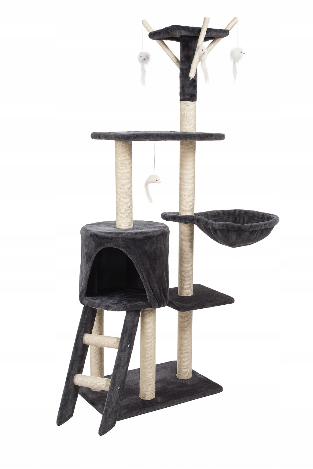 Scratcher cat booth tree bed Cottage posts 138cm 6 levels (F014) Brand no brand