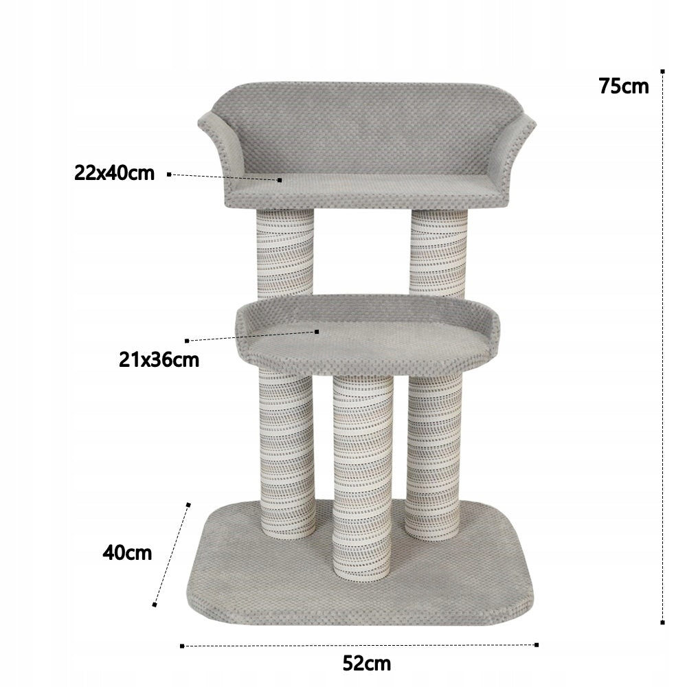 Scratcher for Cat Makspol Lord couch bed posts ! Light grey Brand Makspol