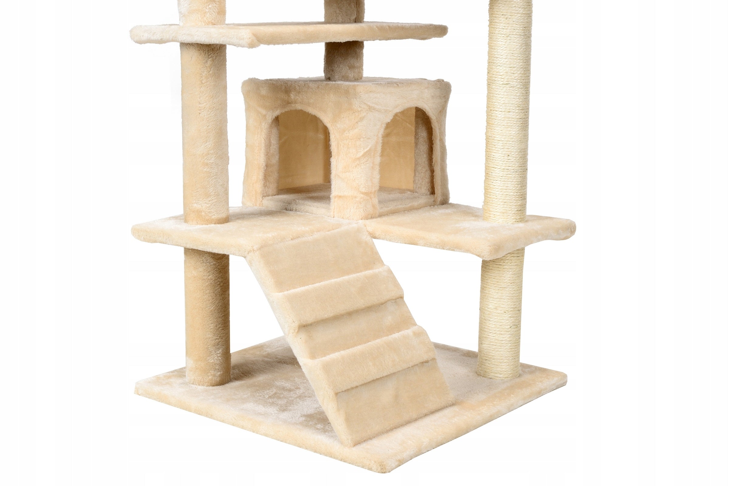 Scratcher high bed post tower Funfit Home&Office 131 cm Kind tall scratching post bed scratching post scratching tower