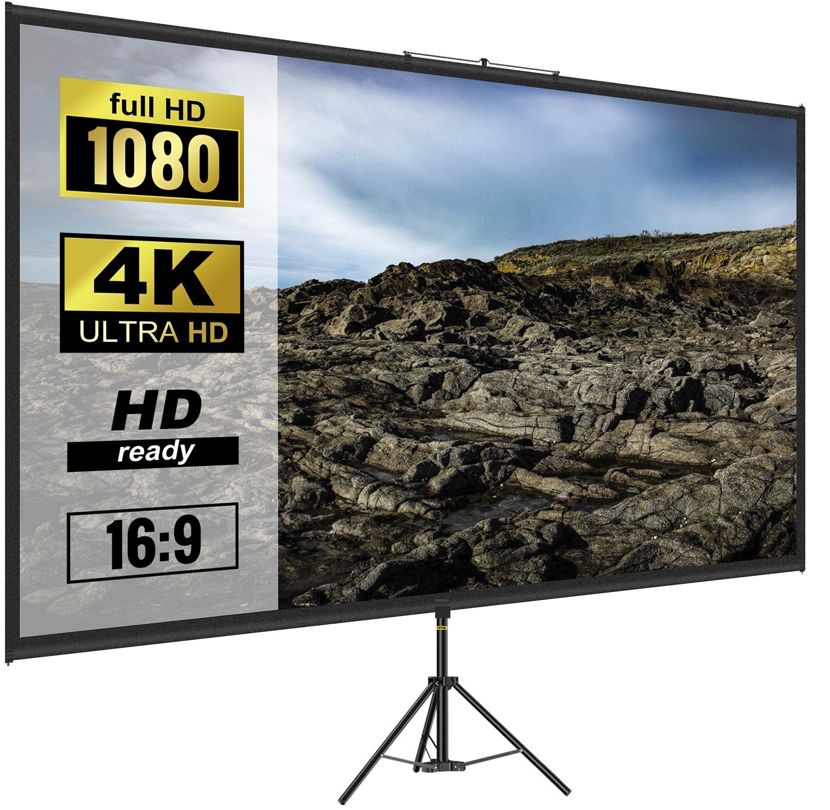 Screen for Projector 110 Cali Projector Folding Projection Board 16:9