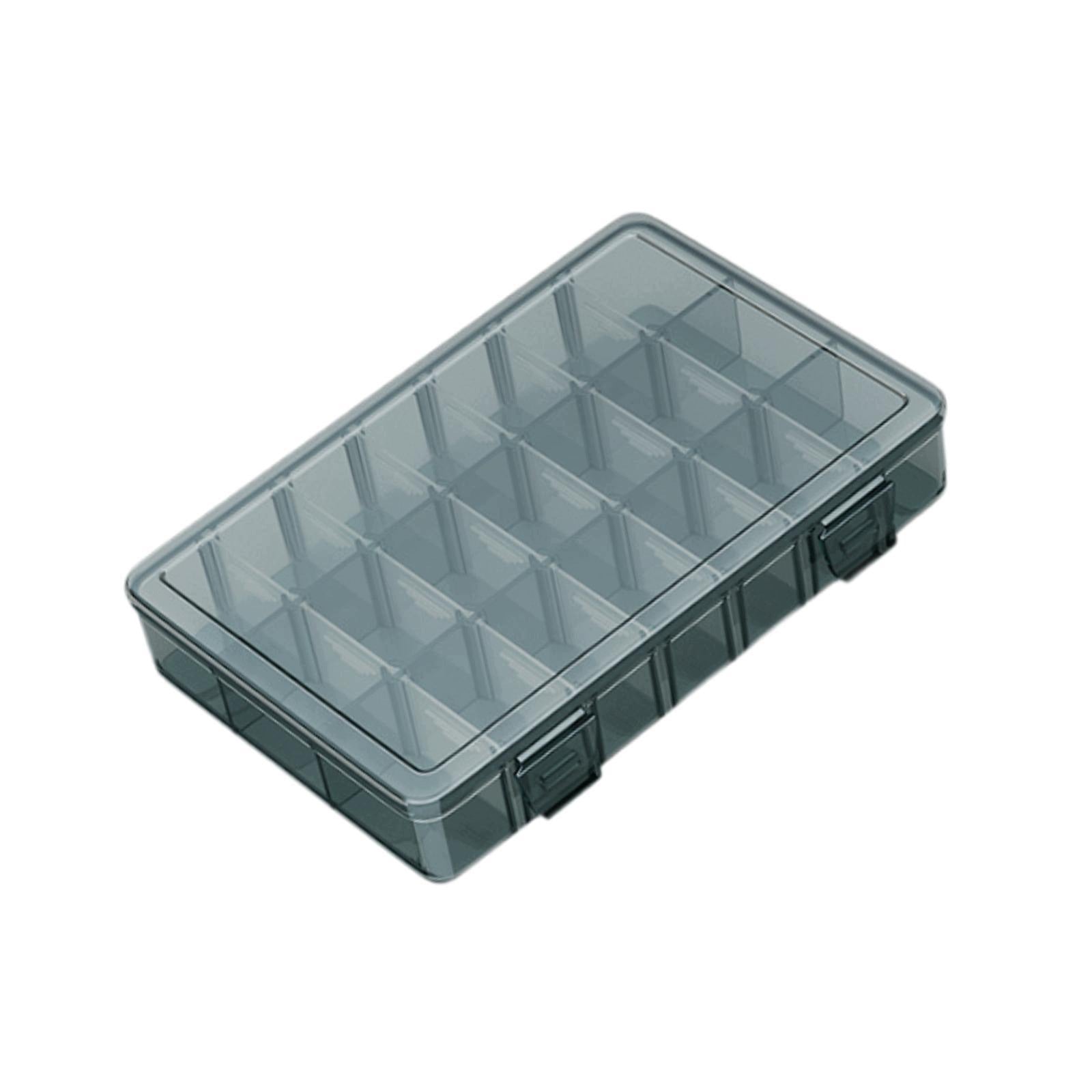 Screw Organizer Storage Bin Parts Storage Case Workbench with Lid 21 grids Kind backboard