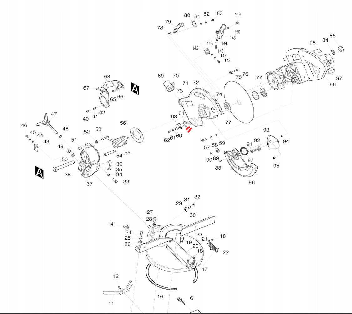 Screw for slash Makita MLS100 EAN (GTIN) 5035048098592