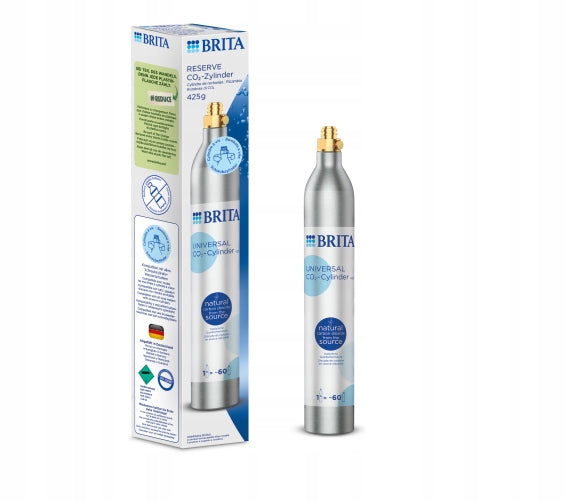 Screw-in cylinder BRITA with gas CO2 cylinder cartridge for saturators 425g to 60l