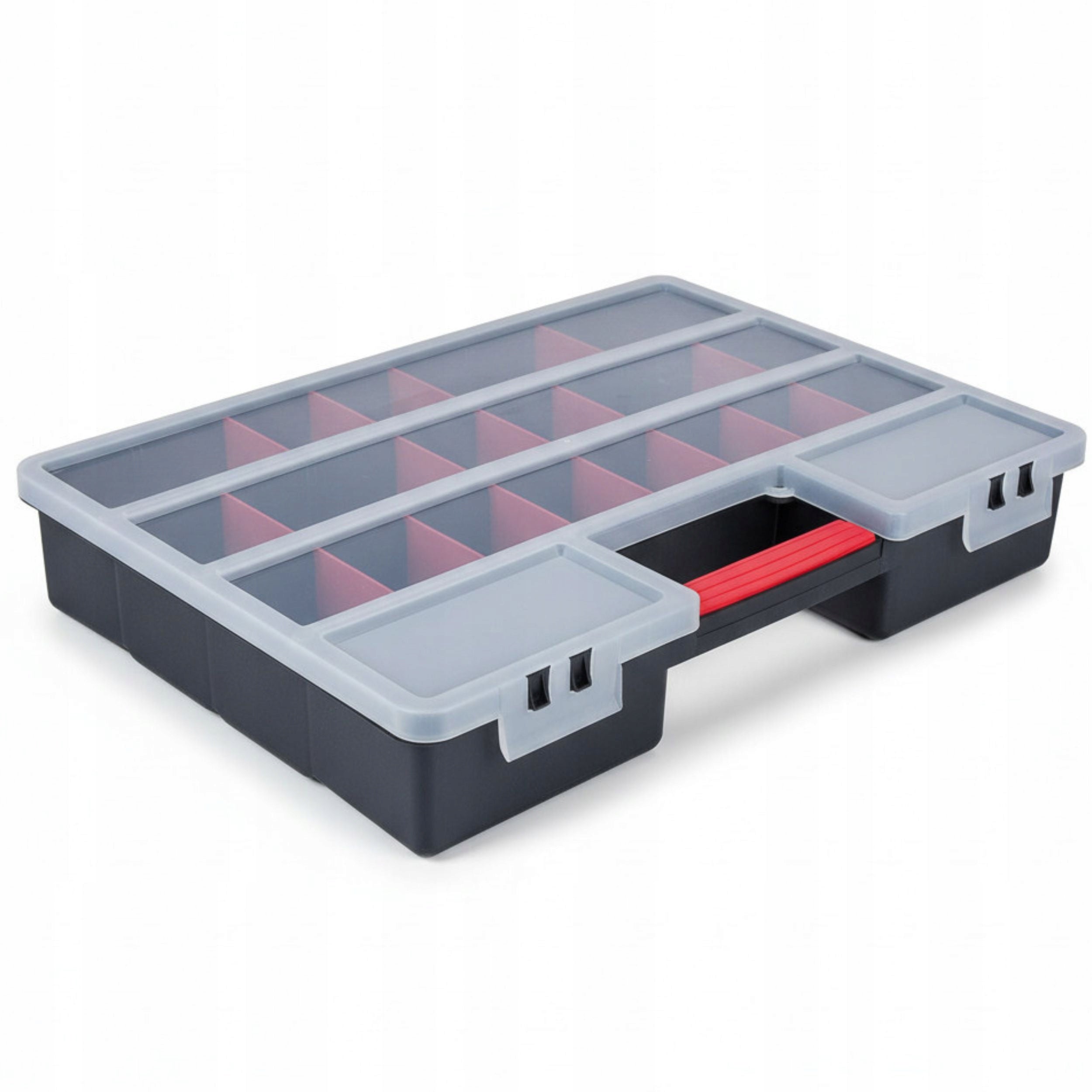 Screw organizer, tool box, container 26 compartments Suitcase Packaging status original