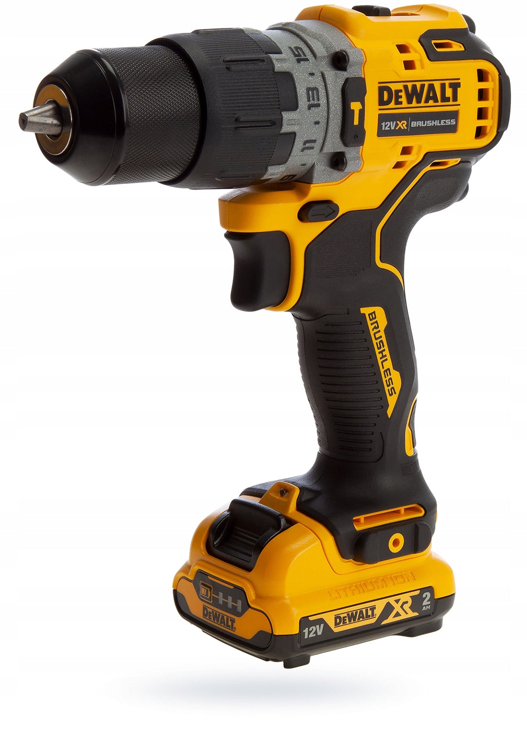 Screwdriver 12V impact 57,5Nm 2x2Ah DeWALT DCD706D2 Power supply rechargeable battery