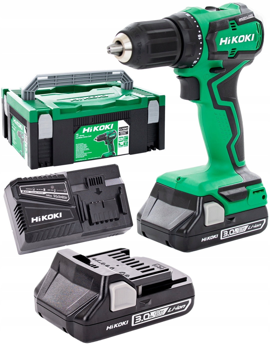 Screwdriver 18V 2x3Ah 2-speed BLDC HiKOKI DS18DD WQZ