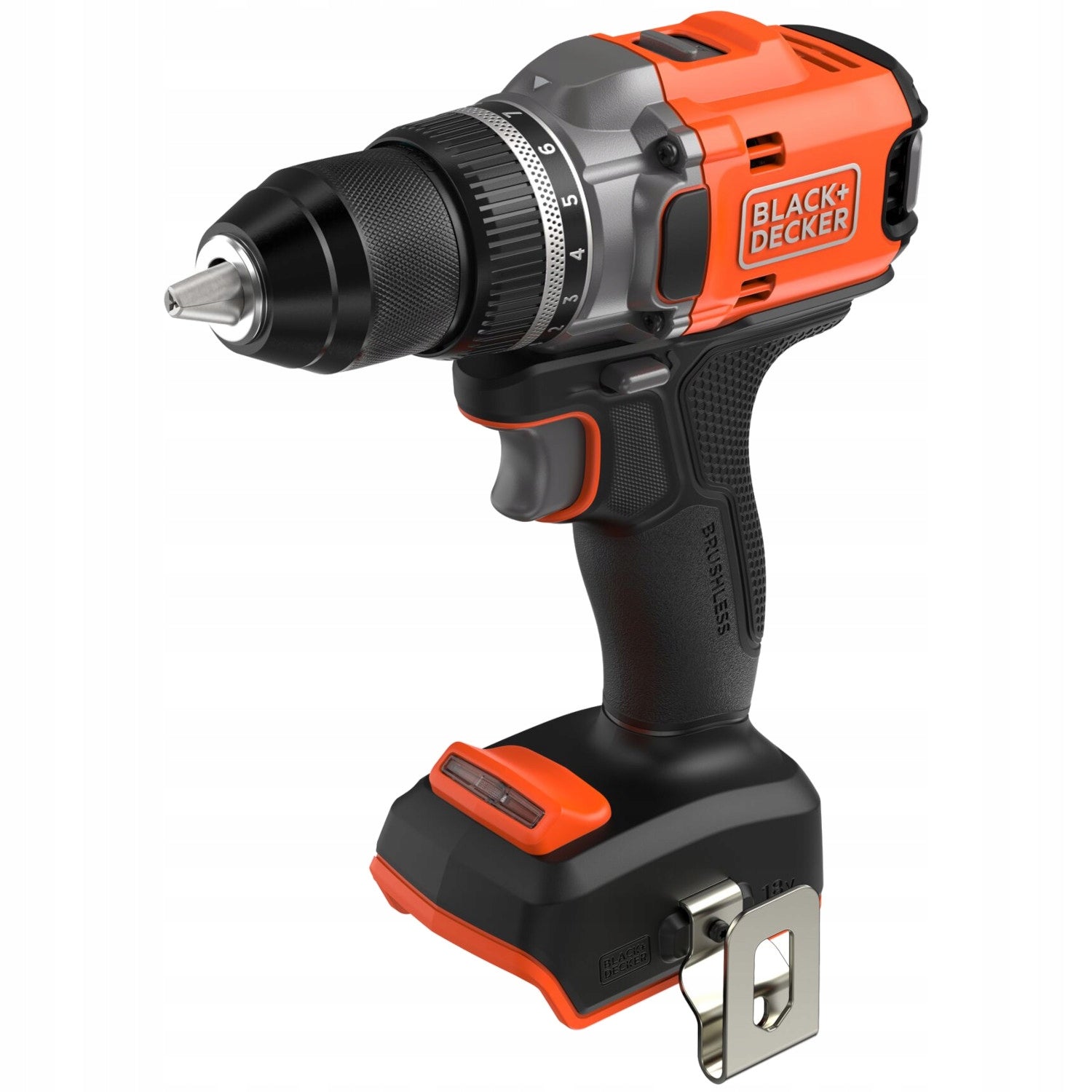 Screwdriver 18V 50Nm Power Connect BLACK DECKER BLD682XN Brushless Suitcase Brand Black+Decker