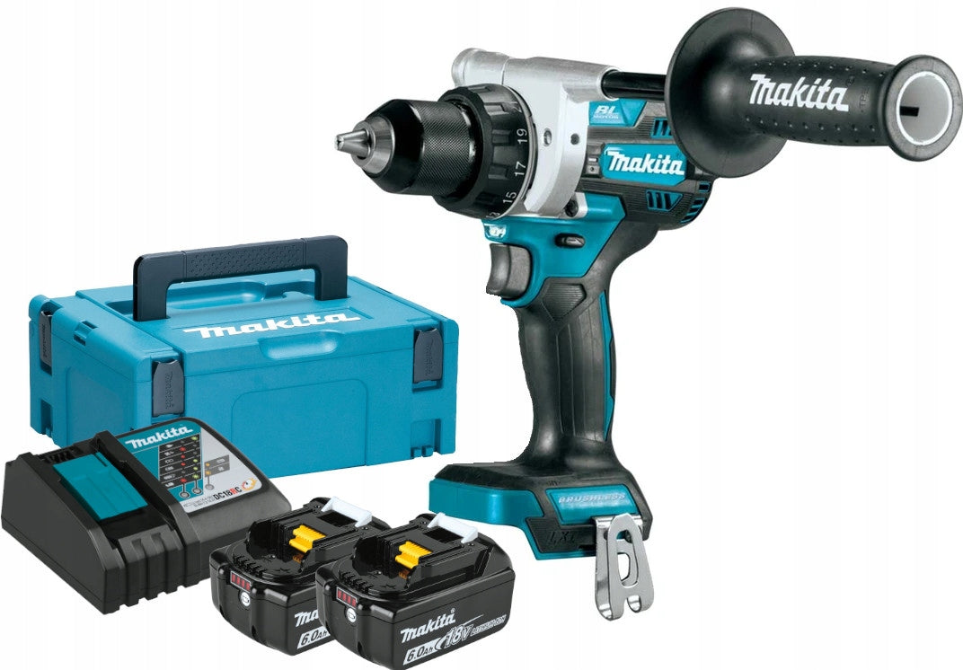 Screwdriver 18V LXT 2-speed 130Nm Makita DDF486ZJ Maximum speed - 1st gear 550 RPM