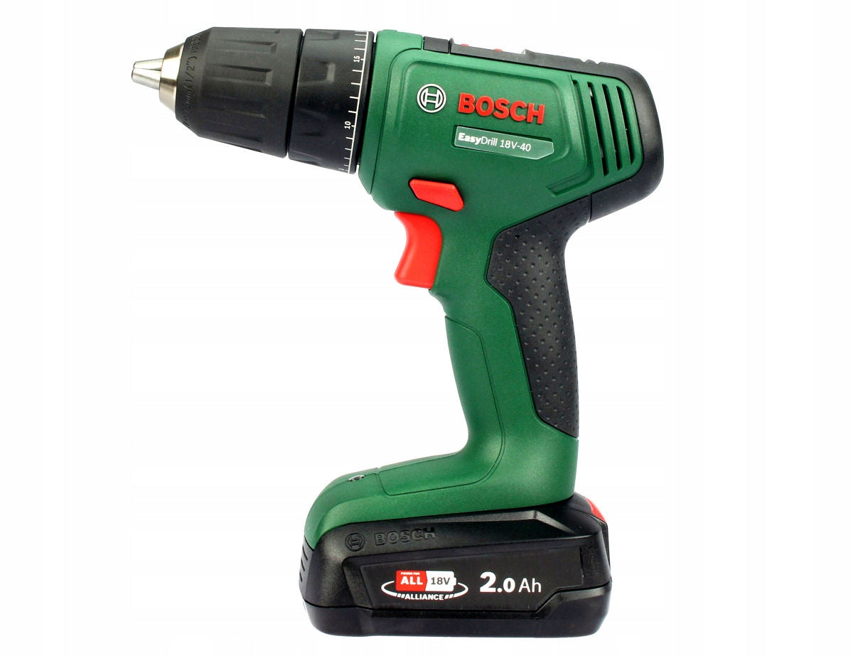 Screwdriver EasyDrill 18V-40 BOSCH 1x2,0Ah + SUITCASE EAN (GTIN) 4053423232554