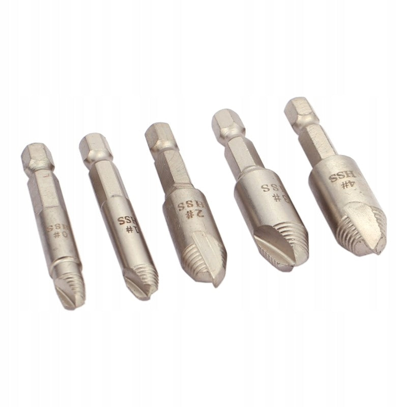 Screwdrivers 5sz 1/4' HSS 0-1-2-3-4# Brand Pro-Technik
