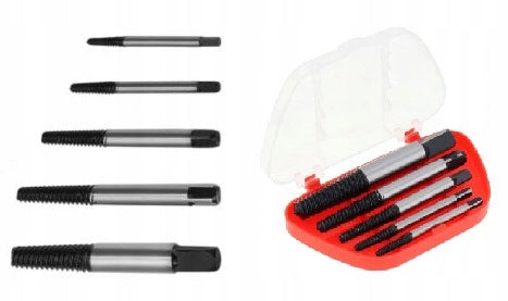 Screwdrivers for broken screw threads set of 5 elements Brand Tryton
