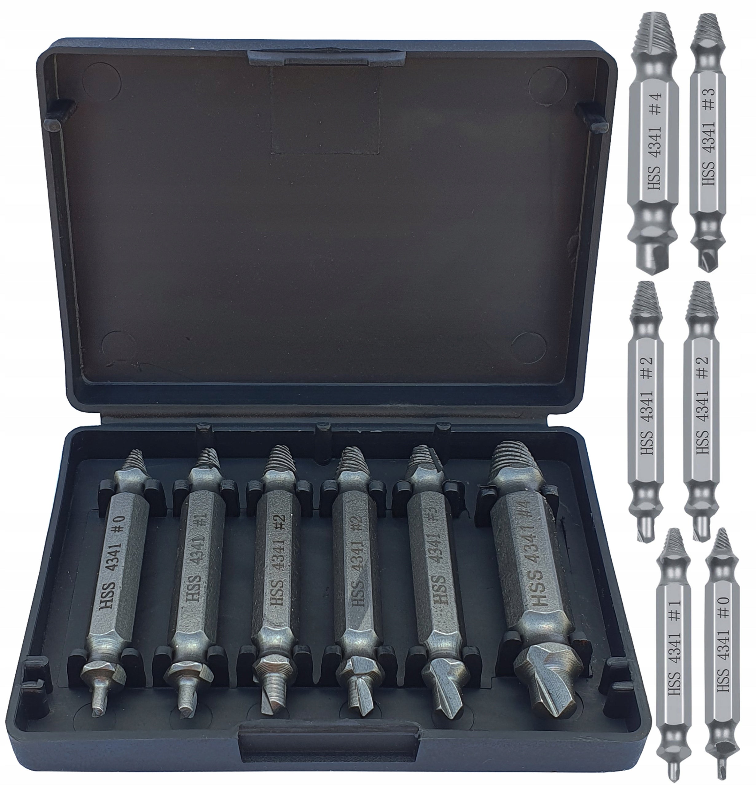 Screwdrivers for machined screw heads 6ele
