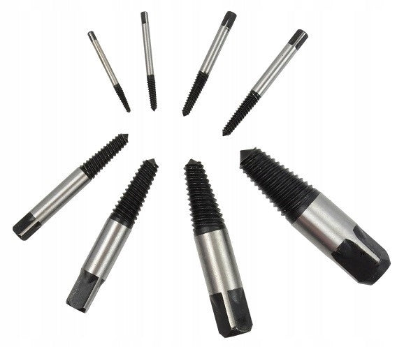 Screwdrivers - twister for broken screws 8pcs set Mounting type conical