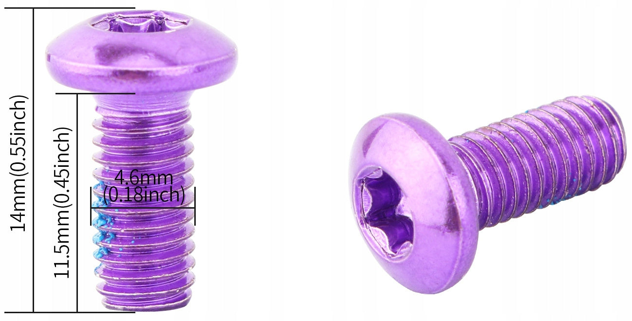 Screws for brake disc Meroca III Pro T25 gold 12 pcs Packaging status original