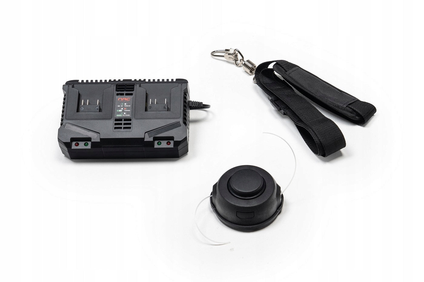 Scythe BATTERY Trimmer NAC 40V FISHING LINE Shield +2x AKU 4Ah + CHARGER Kind scythe