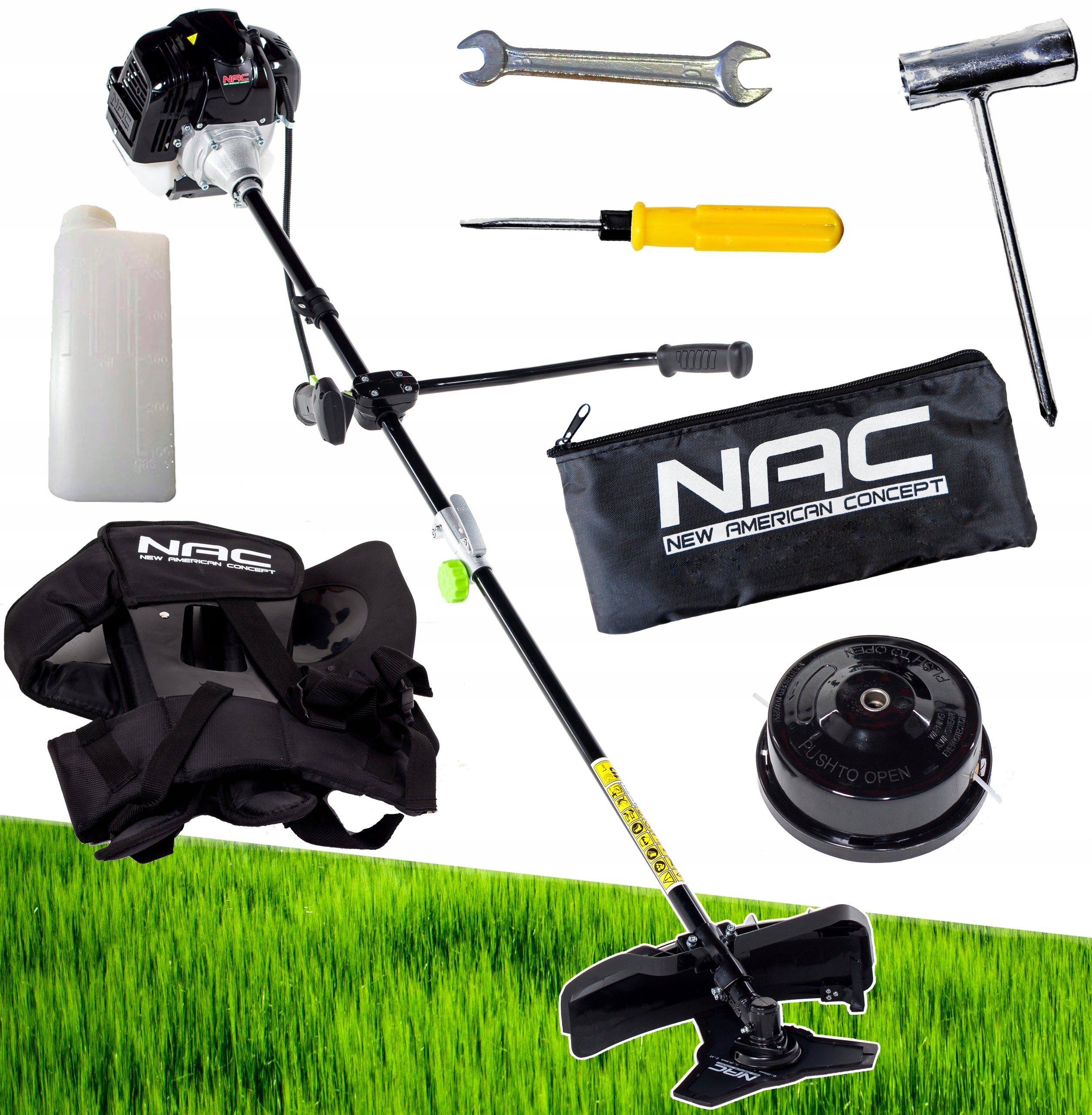 Scythe combustion brush cutter NAC BP620-36-T Shield Line head 3,6HP