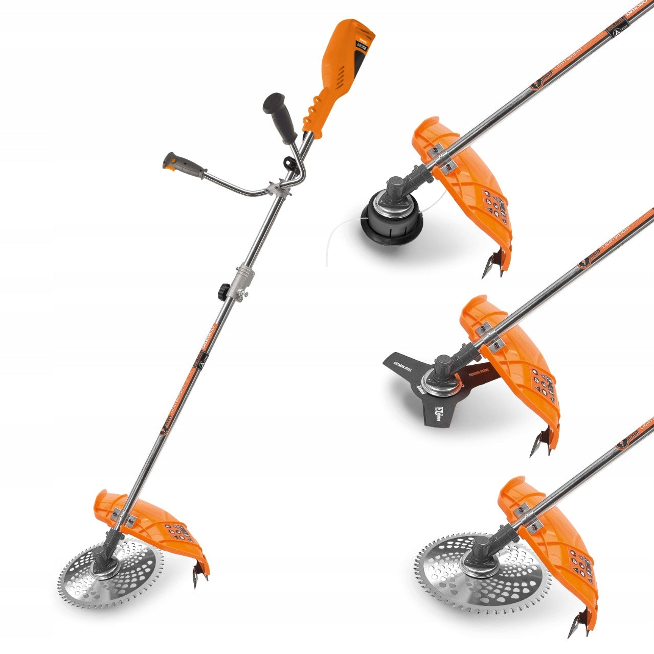 Scythe electric trimmer DAEWOO DABC 1750E Head Trident Knife Shield Manufacturer code DABC 1750E