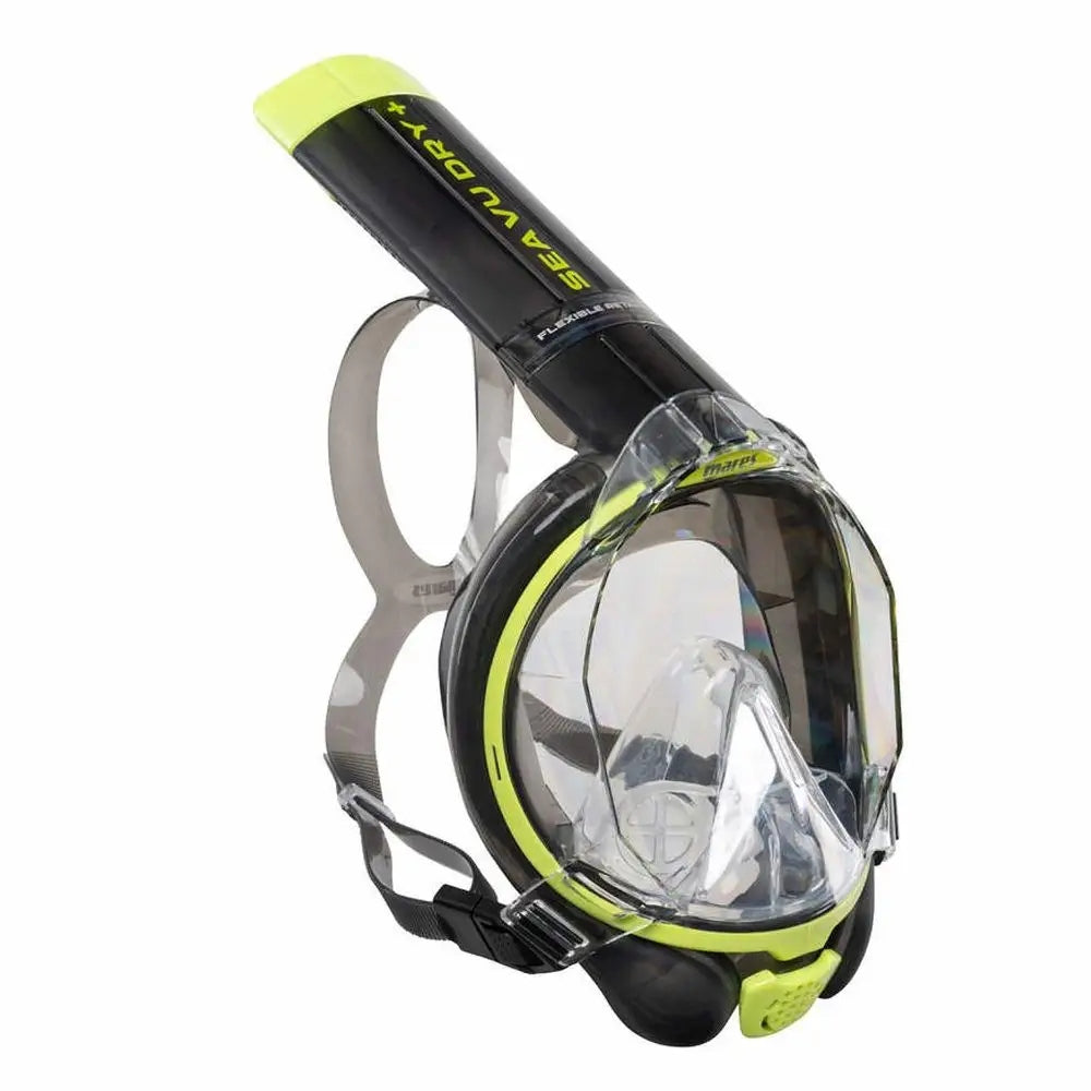 Sea Vu Dry Mares full face mask for snorkelling + LXL Kind full face