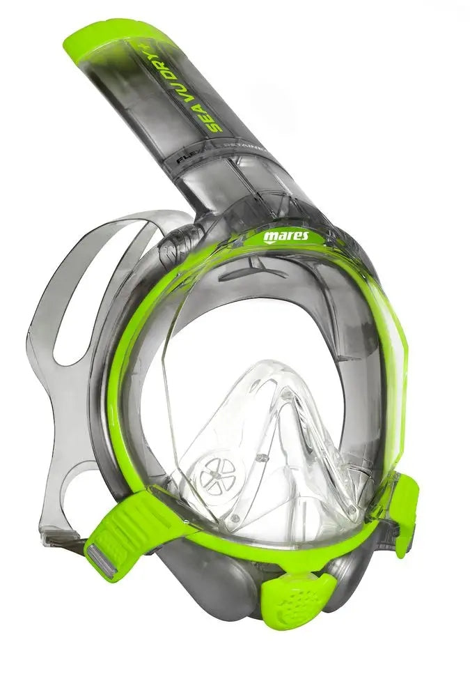 Sea Vu Dry Mares full face mask for snorkelling + LXL