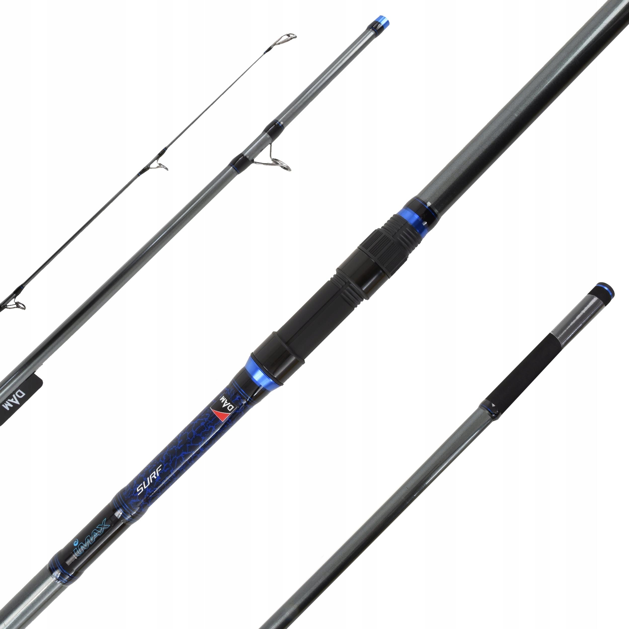 Sea fishing rod DAM Imax Surf 3.90m 100-250g Brand Dam